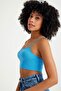 Ribbed Camisole Thin Straps Crop Body - 6