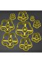 Polymer Clay Mold Flower Pattern Set 9 Pieces Polymer Clay Mold - 2