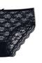Navy Blue Lace High Waist Plus Size Women's Panties - 3