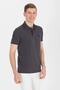 Men's Anthracite Polo Neck T-shirt - 3