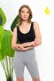 Women Modal Crop Top Bustier Thick Straps Seamless Seamless Knitted Bustier - 2