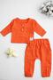 Girl Boy Baby Muslin Long Sleeve Crew Neck Children's Top and Bottom Set