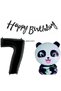 Panda Concept Panda Foil Balloon Happy Birthday Banner Age Balloon Set - 2