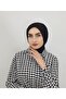Snap Fastener Ready Scarf Shawl Hijab Bonnet Black - 7