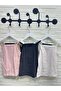 Girl's Cotton Thin Strap Undershirt and Panties 3-Piece Set - 4