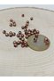 Copper Color Metal Intermediate Material 4mm/100 Pieces