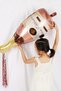 Foil Balloon Rose Gold 104X49 cm Chateau Celebration Written Bride to Be Bachelorette Party Bottle - 3