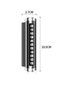 Aluminum Case Flip In-Car Parking Phone Number Parking Number Parking Automatic Blue Onbnl - 7