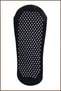 6-Piece Silicone Non-Slip Yoga Pilates Socks Women's Ballerina Socks 6 Pieces Black Socks - 6