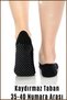 6-Piece Silicone Non-Slip Yoga Pilates Socks Women's Ballerina Socks 6 Pieces Black Socks - 8