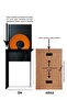 إطار A4 أسود-أبيض بدون زجاج - إطار شهادة MDF PVC 21x30 A4 - 3