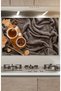 Herbal Tea Colored Kitchen Stove Back Sticker