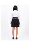 Pleated Crepe Foil Necklace Belt Girl Skirt - 4