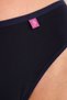 Cotton High Waist Brazilian Panties Single High Waist Brazilian Navy Blue - 5