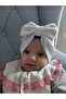 White Corded Bow Beret