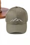 Mountain Pattern Basic Baseball Cap
