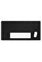 Black Genuine Leather Table Mat Gamer Mouse Pad Gamer Laptop Computer Table Mat 75X35 cm |   Hobart - 3