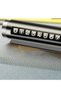Aluminum Case Flip Car Parking Phone Number Parking Number Parking Automatic Black Onbnl - 8