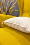 Handmade Natural 100% Organic Cotton Square Throw Pillow Cover with 4 Tassels - 6