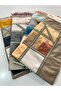 4 Pieces Patchwork Patchwork Velvet Lined Dowry Gift Prayer Rug - 3