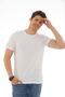 Men's Short Sleeve Cotton Round Collar Casual T-Shirt - 2