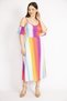Women's Colorful Large Size Collar Elastic Strap Length Adjustable Colorful Dress 65n36243 - 3
