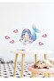 Blue Haired Mermaid and Fishes Wall Sticker Set - Sim51