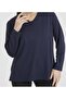 Lycra Tulle Viscose V-Neck Mother's Combed Cotton Blouse - 2