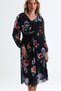 V-Legged Dress with Flowers on Them and Back Daily and Special Day Dress