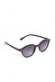 Lemon Black Retro Round Polarized Sunglasses - 7