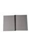 16x22 Cm Unlined 60 Sheets Wire Plastic Cover Light Notebook Light Book Cream Color Paper - 2