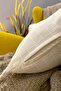 4+1 Handmade Natural 100% Organic Cotton 4 Sided Tasseled Triangle Runner Throw Pillow Cover Set - 6