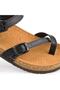 Orthopedix Verona Anatomical Flip Flop Black Women's Sandals 31104 - 4