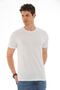 Men's Short Sleeve Cotton Round Collar Casual T-Shirt - 4