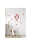 Floral Ballerina Rabbit Wall Sticker Set