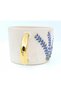 24 Carat Gold Embroidered, Lavender Flower Figured, 100% Handmade, Gift Double Turkish Coffee Cup - 2