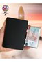 Set of 2 Neon Wallet Transparent Card Holder Unisex Wallet + Passport Protection Case Passport Holder Passport Case - 6