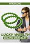 Natural Stone Green Lucky Fortune Gelang Bracelet For Men And Women Fashion Jewelry Jade - 2