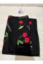 Black Cherry Patterned Cotton Fabric Women's Scarf - Bandana - 4