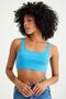 Ribbed Camisole Thick Strap Crop Body - 4