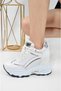 Hidden Wedge Heels Sports Shoes Women - 6