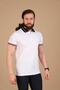 100% Cotton Pique Knit Polo Collar T-Shirt - 3
