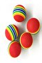 2 Pieces Rainbow Color Cat Dog Play Ball 4.2 Cm