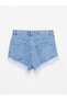 Lcw Standard Fit Metal Stone Embroidered Women's Jean Shorts - 7