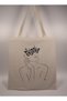 Woman with Cloth Bag and Butterfly Glasses - 4