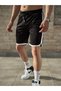 Bermuda Basketball Shorts Black with piping/stripes - 2