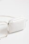 Night Collection Women's White Original Mini Urban Cross Strap Zippered Adjustable Strap - 2
