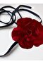 Big Rose Choker Necklace Chocker Flower Necklace - 2