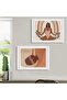 إطار أبيض مكون من قطعتين مقاس 20 × 30 سم (مطبوع بالصور) - 3