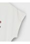 100% Cotton Printed Short Sleeve Crew Neck Girl's T-Shirt - 2